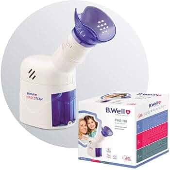 Inhalator automat cu abur pentru copii si adulti PRO-118, 1 bucata, B.Well-