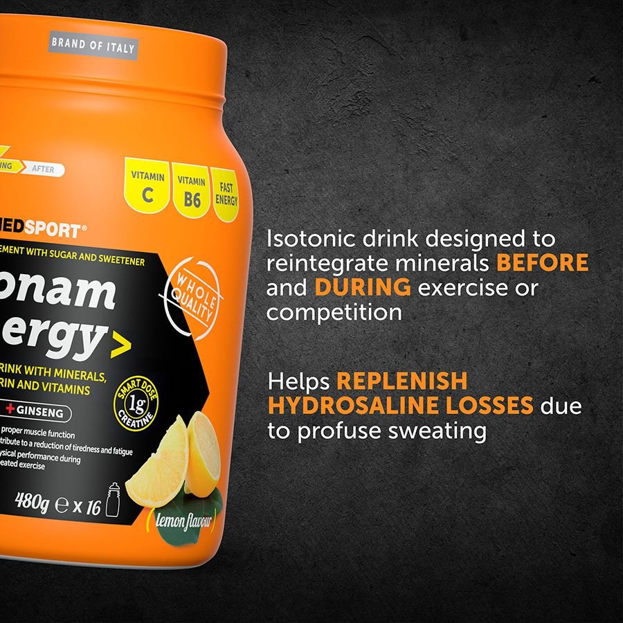 ISONAM ENERGY> Lemon, 480 gr - 1 gr creatina, Named Sport