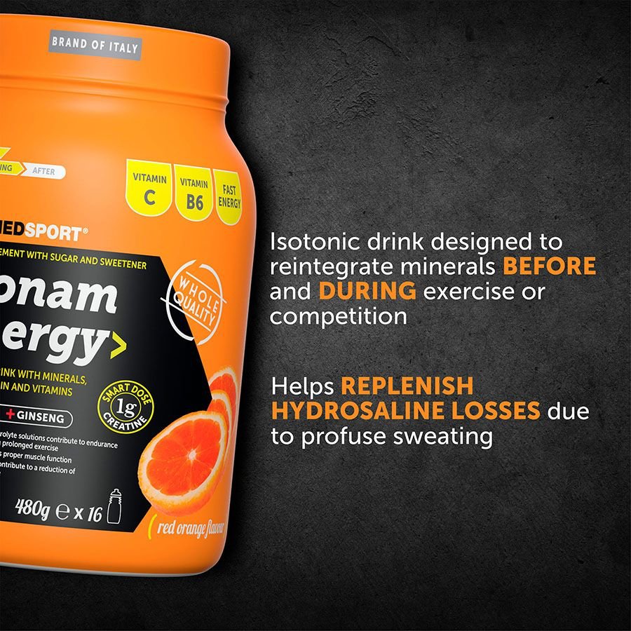 ISONAM ENERGY> Orange, 480 gr - 1 gr creatina, Named Sport-