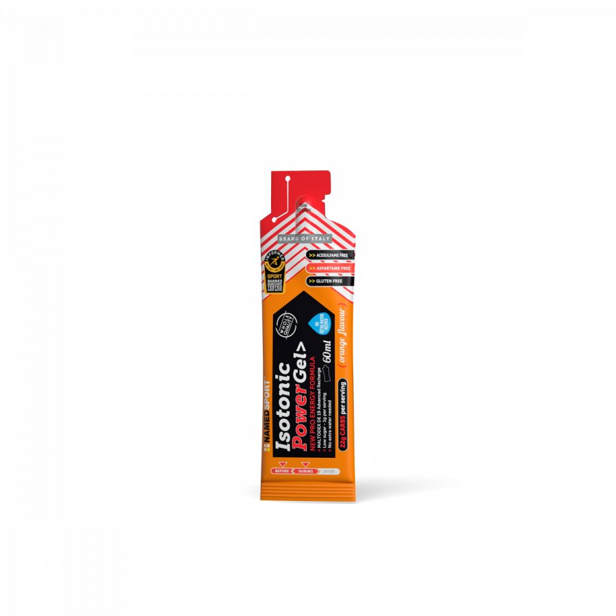 ISOTONIC POWER GEL> Orange, 60 ml, Named