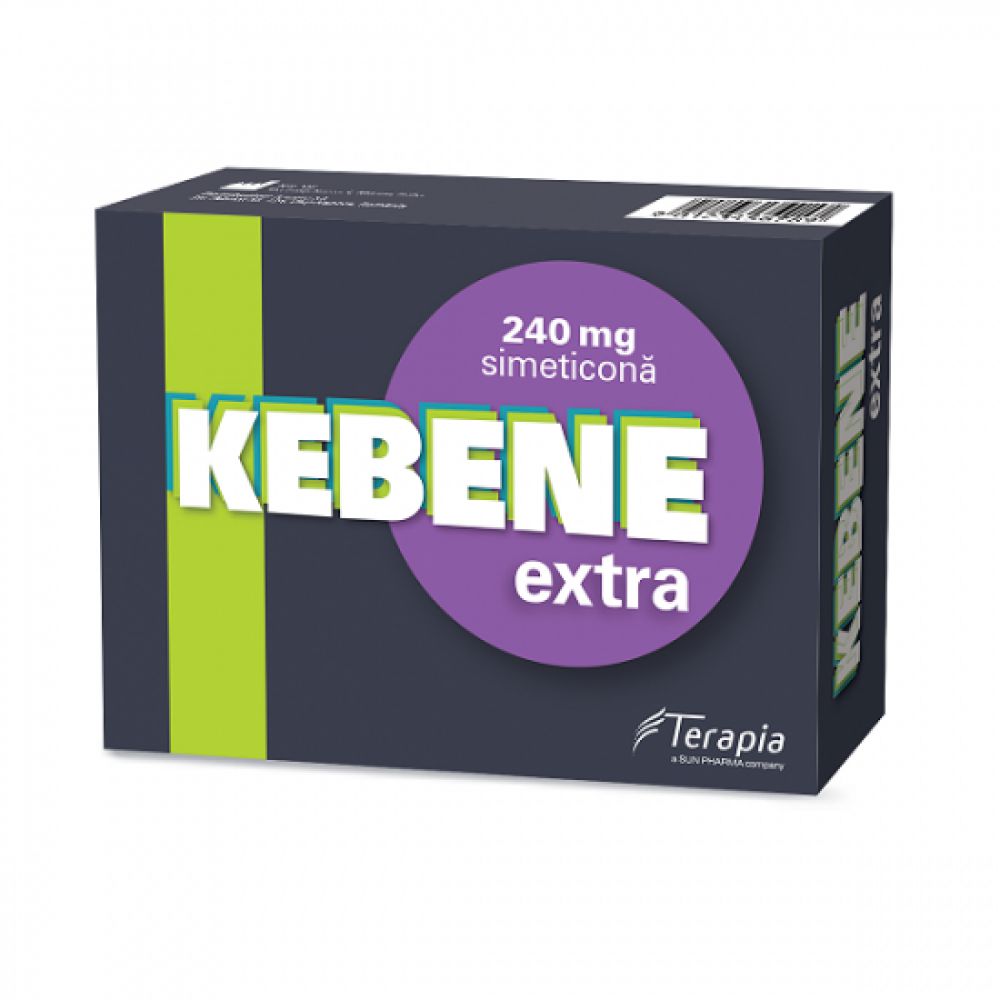 Kebene Extra Simeticona 240 mg, 30 capsule, Terapia-