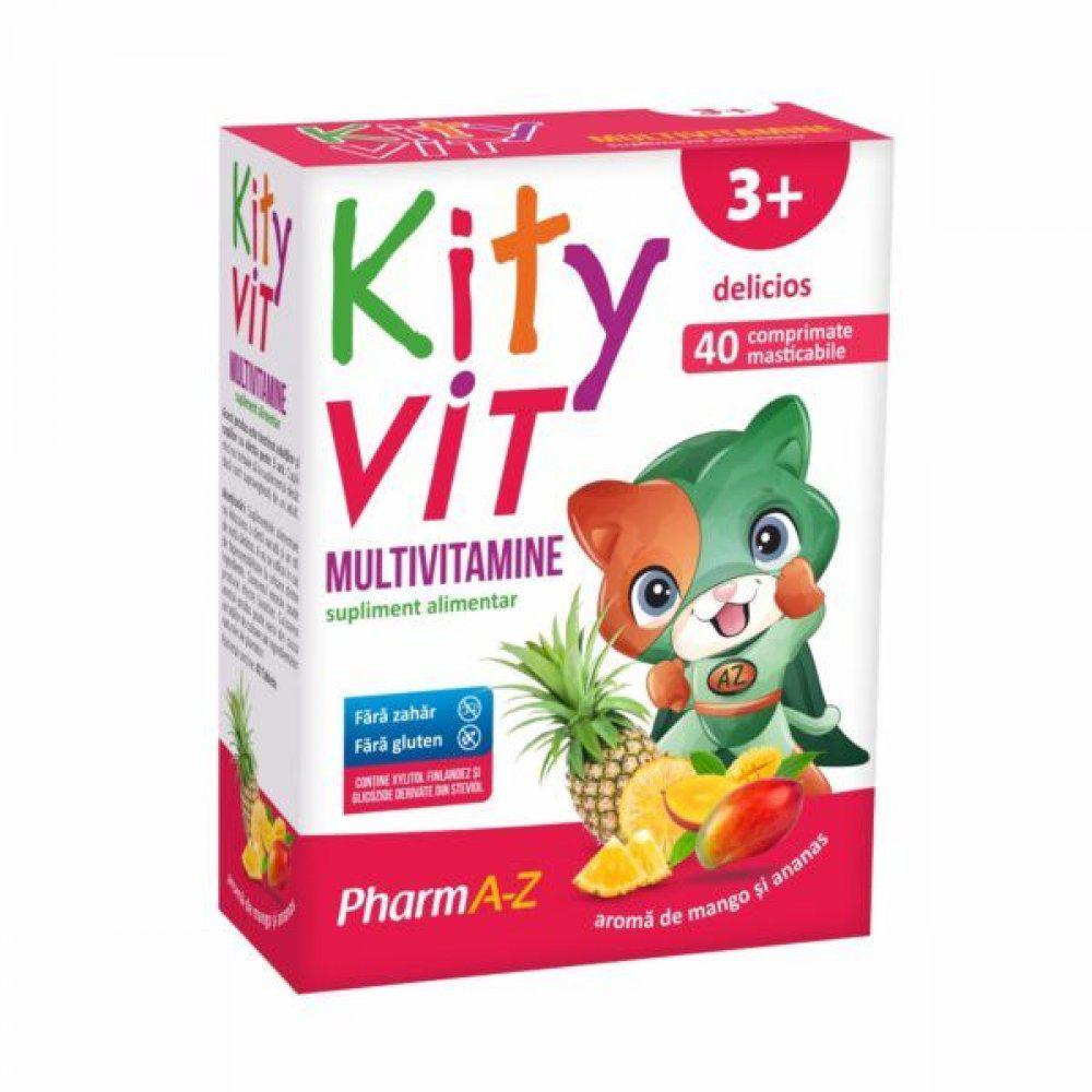 KityVIT Multivitamine, 40 comprimate masticabile, PharmA-Z-