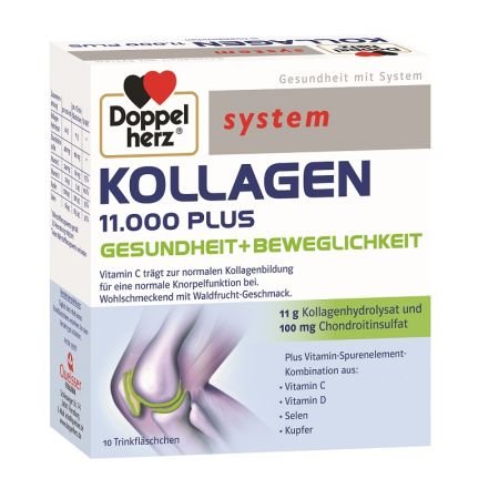 Kollagen 11.000 plus, 10 flacoane, a cate 25 ml fiecare, Doppelherz