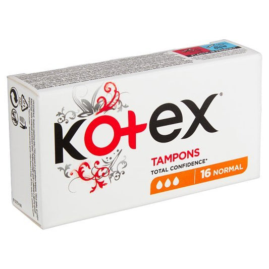 Kotex Normal tampoane interne (absorbante), 16 bucati, Kotex-