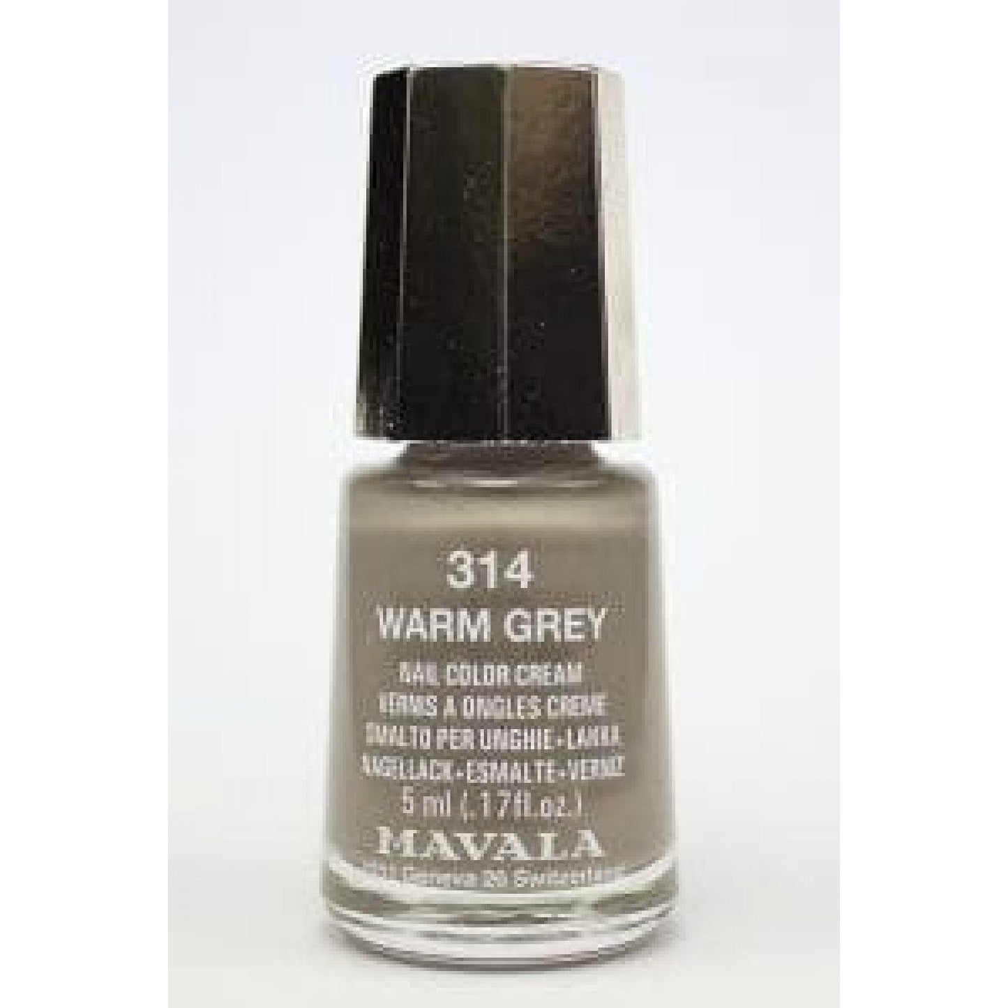 Lac de unghii Warm Grey, 5 ml, Mavala-