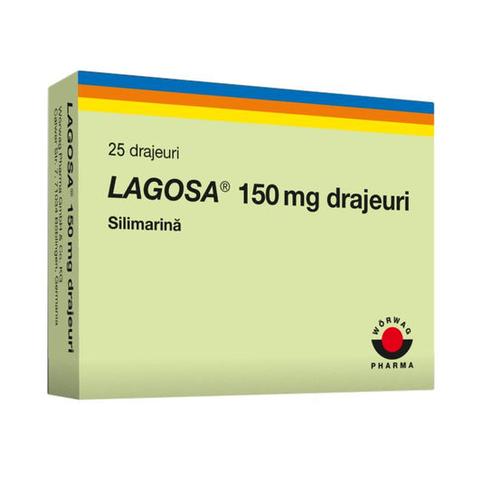 Lagosa, 150 mg, 25 drajeuri, Worwag Pharma-