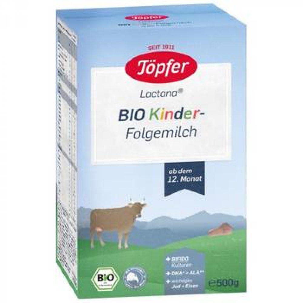 Lapte praf Bio Kinder Organic de la 12 luni, 500g, Topfer-