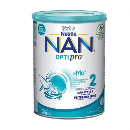 Lapte praf Nan 2 Optipro Premium +6 luni, 400g, Nestle-