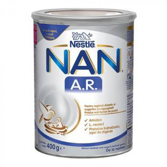 Lapte praf Nan AntiRegurgitare +0 luni, 400g, Nestle-