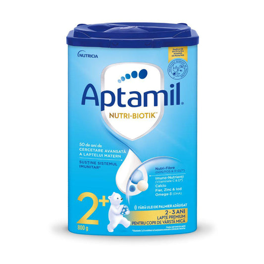 Lapte praf Nutri-Biotik 2+, 2-3 ani, 800 g, Aptamil-