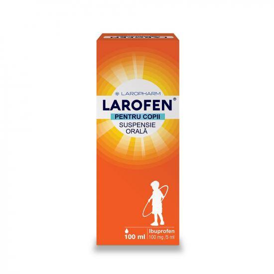 Larofen pentru copii, 100 mg/ 5 ml suspensie orală, 100 ml, Laropharm-