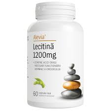 Lecitina, 1200 mg, 60 capsule, Alevia-
