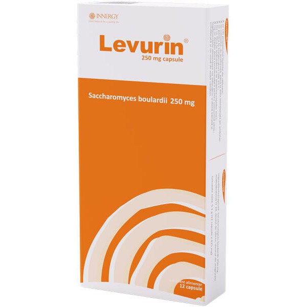 Levurin, 250 mg, 12 capsule, Innergy-
