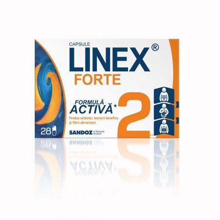 Linex Forte, 28 capsule, Sandoz-