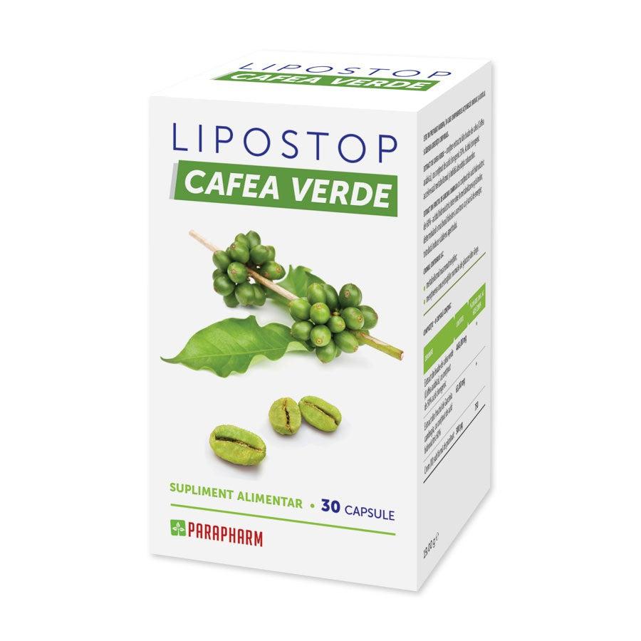 Lipostop Cafea Verde, 30 capsule, Parapharm-
