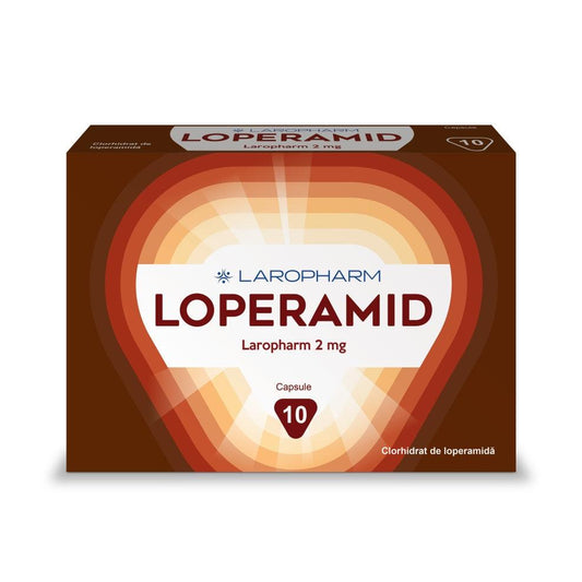 Loperamid, 2 mg, 10 capsule, Laropharm-