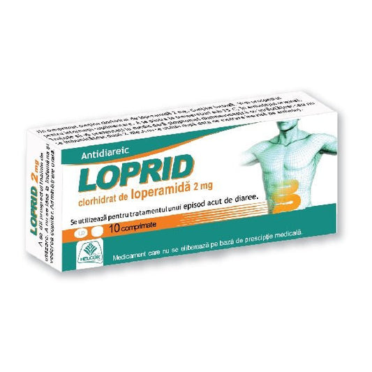 Loprid, 2 mg, 10 comprimate, Helcor