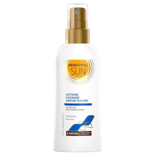 Lotiune calmare arsuri solare Sun, 150 ml, Gerovital