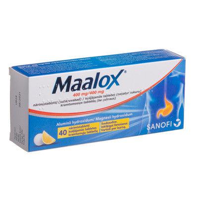 Maalox, 400Mg/400Mg, 40 comprimate, Sanofi-