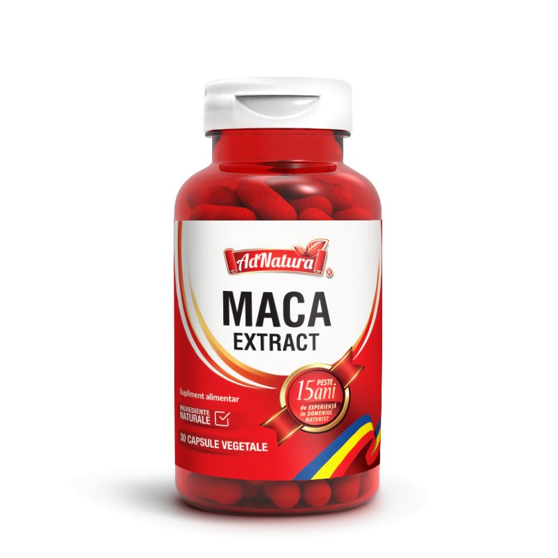 Maca extract, 30 capsule, AdNatura