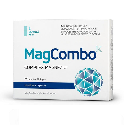 MagCombo Complex Magneziu 940 mg, 20 capsule, Vitaslim