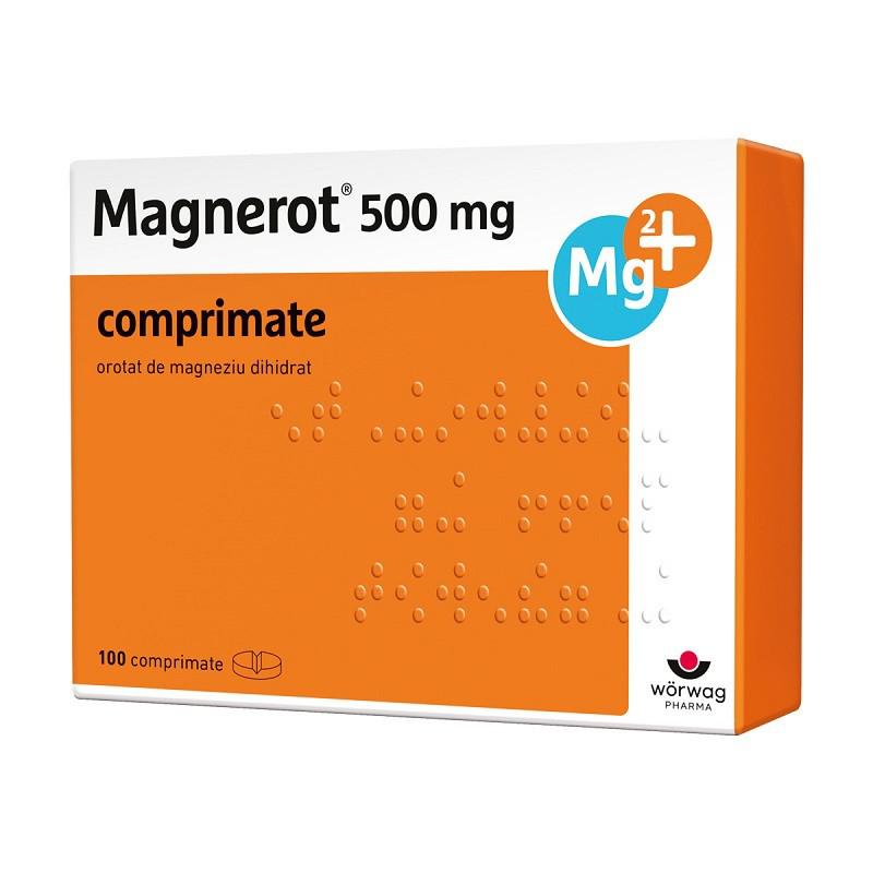 Magnerot, 500 mg, 100 comprimate, Worwag Pharma