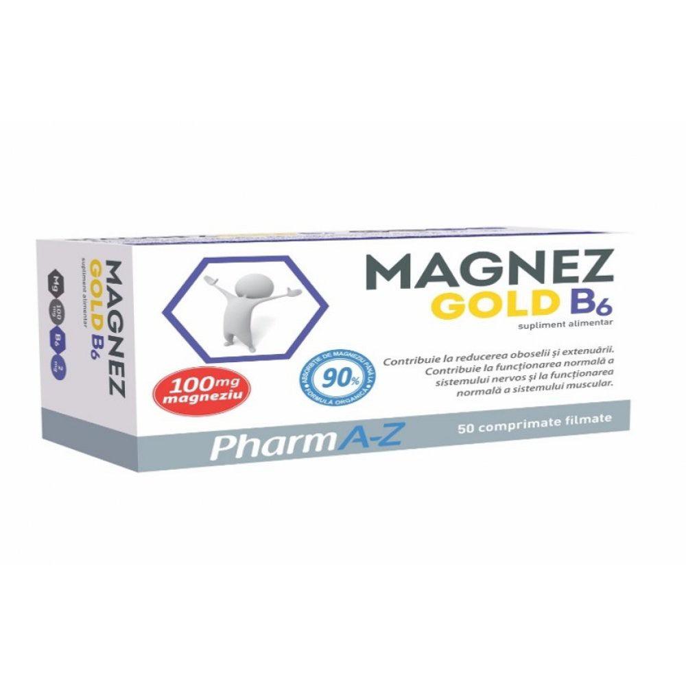 Magnez Gold B6, 50 comprimate, PharmA-Z