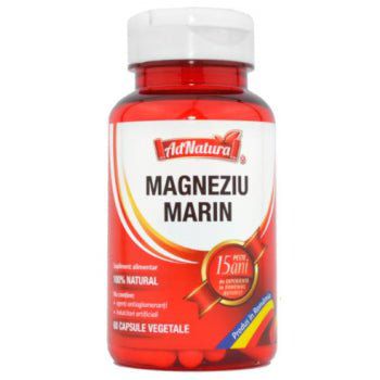 Magneziu Marin, 60 capsule, AdNatura - 6422875001557