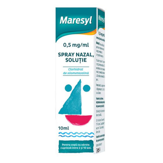 Maresyl spray nazal pentru copii, 0.5 mg/ml, 10 ml, Dr. Reddys-