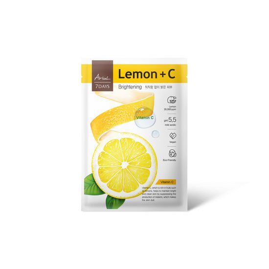 Masca cu lamaie si vitamina c 7Days Plus, 1 buc, Ariul