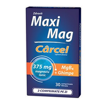 Maximag Carcel, 30 comprimate, Zdrovit-