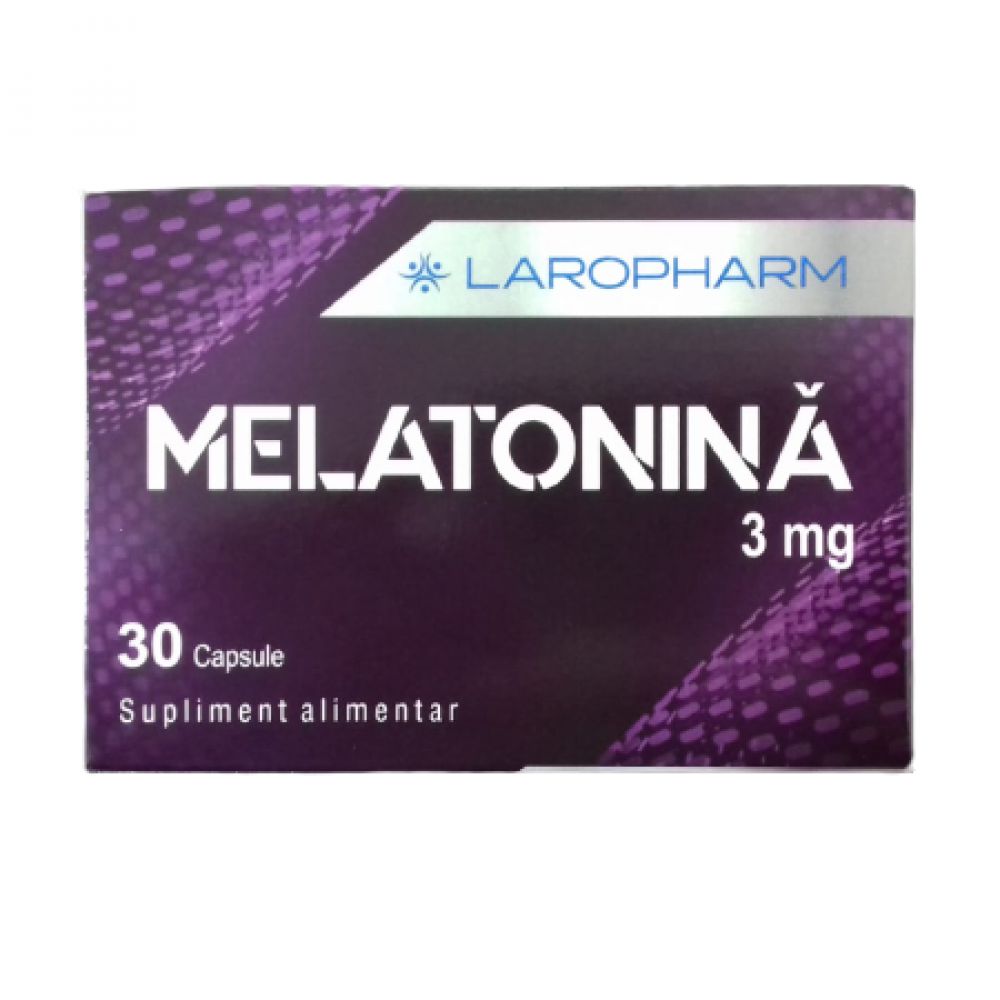 Melatonina 3 mg, 30 capsule, Laropharm-