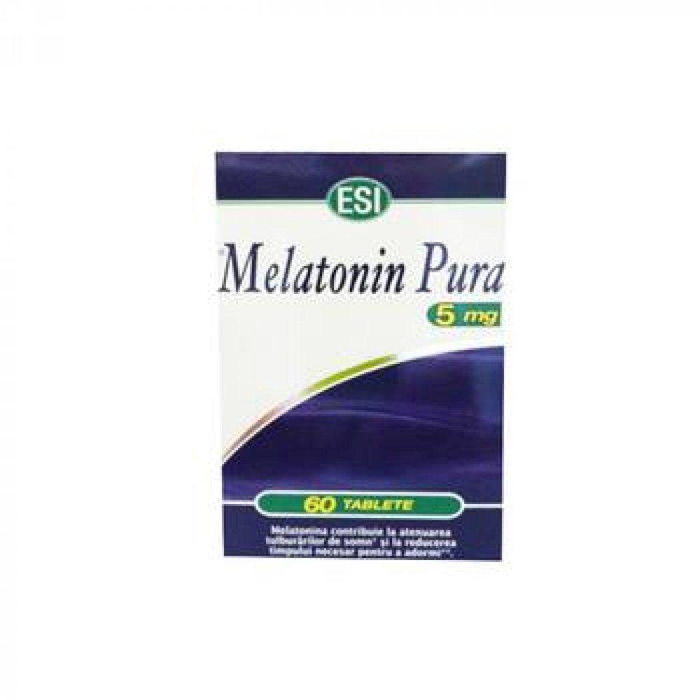 Melatonina Pura, 5 mg, 60 tablete, EsiSpa