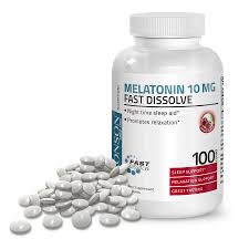 Melatonina Ultra-Concentrata Cu Dizolvare Rapida, 10 mg, Gust Cirese, 100 tablete, Bronson Laboratories-