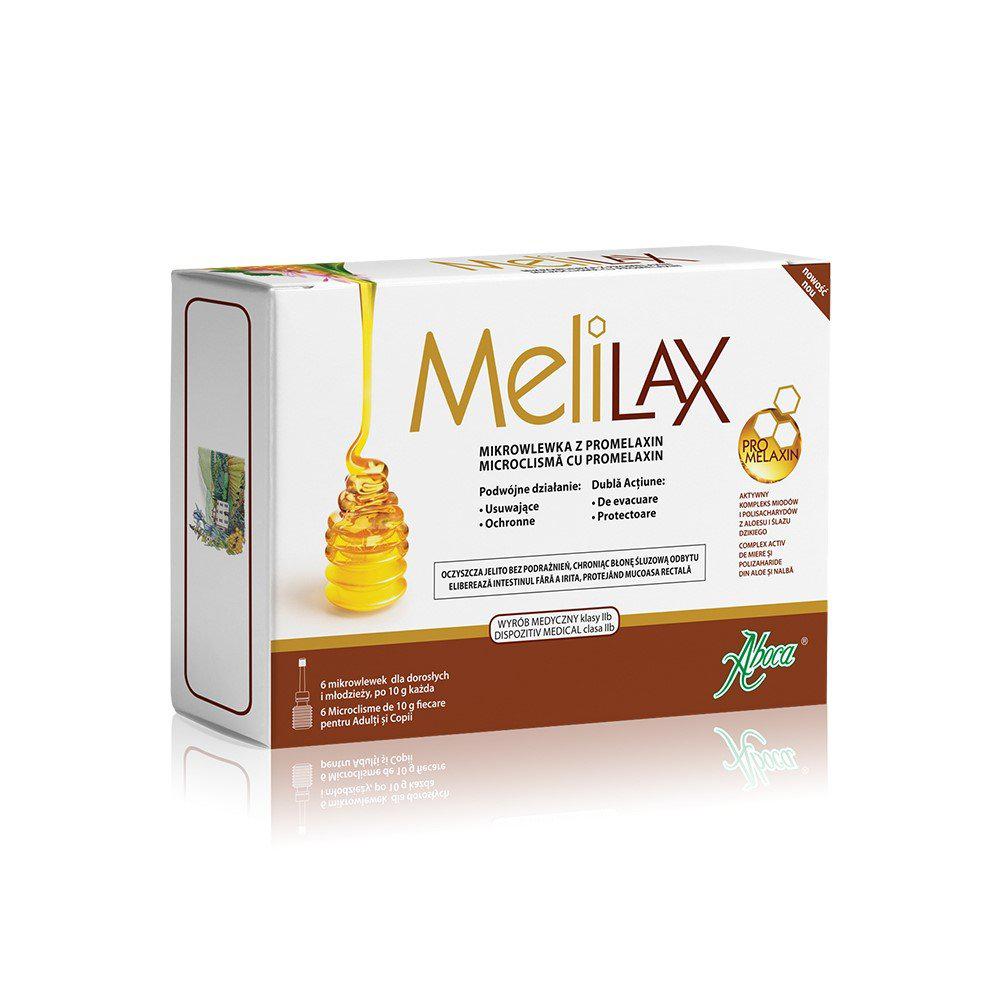 MeliLax microclisme adulti cu propolis, 6 bucati, Aboca-