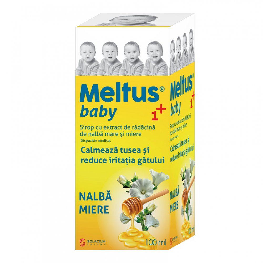 Meltus baby 1+ sirop nalba si miere , 100 ml, Solacium Pharma-