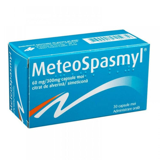 Meteospasmyl, 60 mg/300mg, 30 capsule moi, Laboratoires Mayoly Spindler-