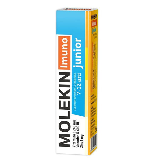 Molekin Imuno Junior, 20 comprimate efervescente, Zdrovit-