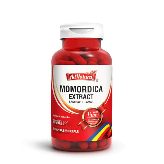 Momordica etract Castravete-Amar, 30 capsule, AdNatura-