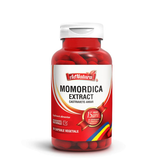 Momordica etract Castravete-Amar, 30 capsule, AdNatura