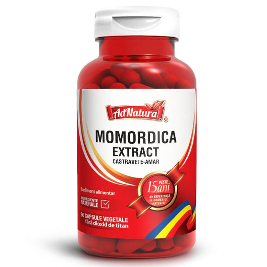 Momordica etract Castravete-Amar, 60 capsule, AdNatura-