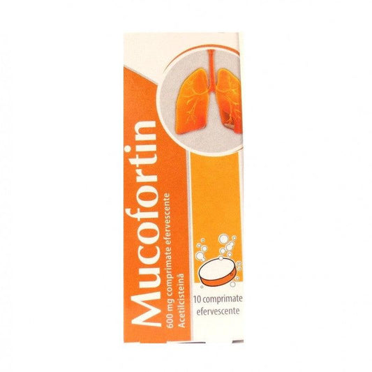 Mucofortin, 600 mg, 10 comprimate efervescente, Zdrovit-