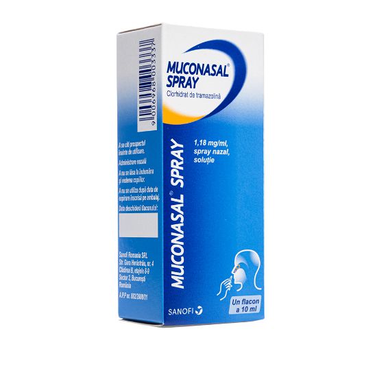 Muconasal spray nazal, 1,18 mg/ml, 10 ml, Sanofi-