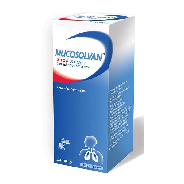 Mucosolvan sirop adulti, 30 mg/5 ml, 100 ml, Sanofi-