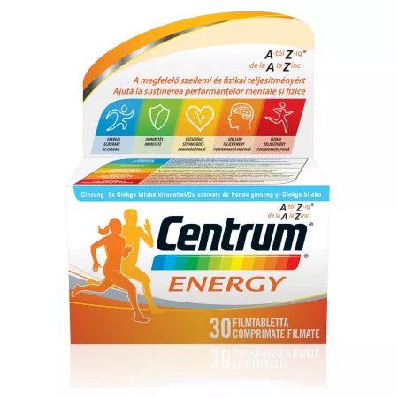 Multivitamine Energy, 30 comprimate, Centrum