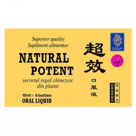 Natural Potent, 6 fiole, China-