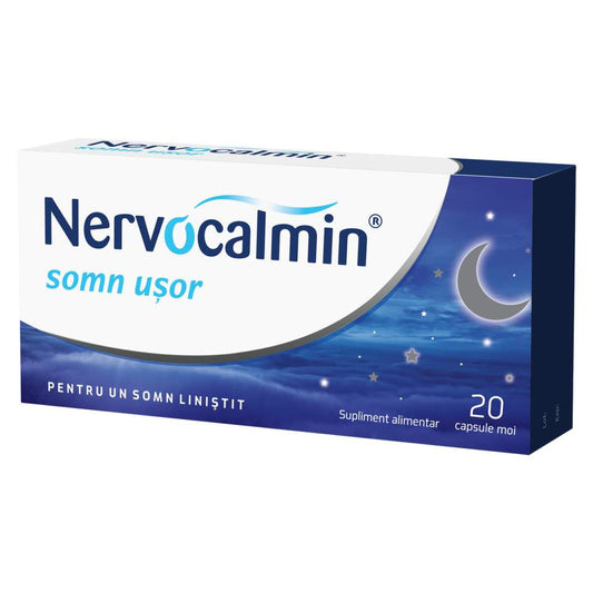 Nervocalmin somn usor, 20 capsule, Biofarm-