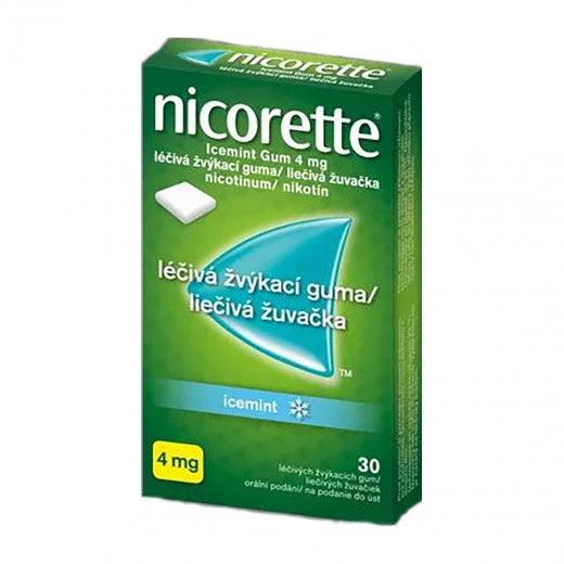 Nicorette IceMint guma, 4 mg, 30 bucati, Mcneil-