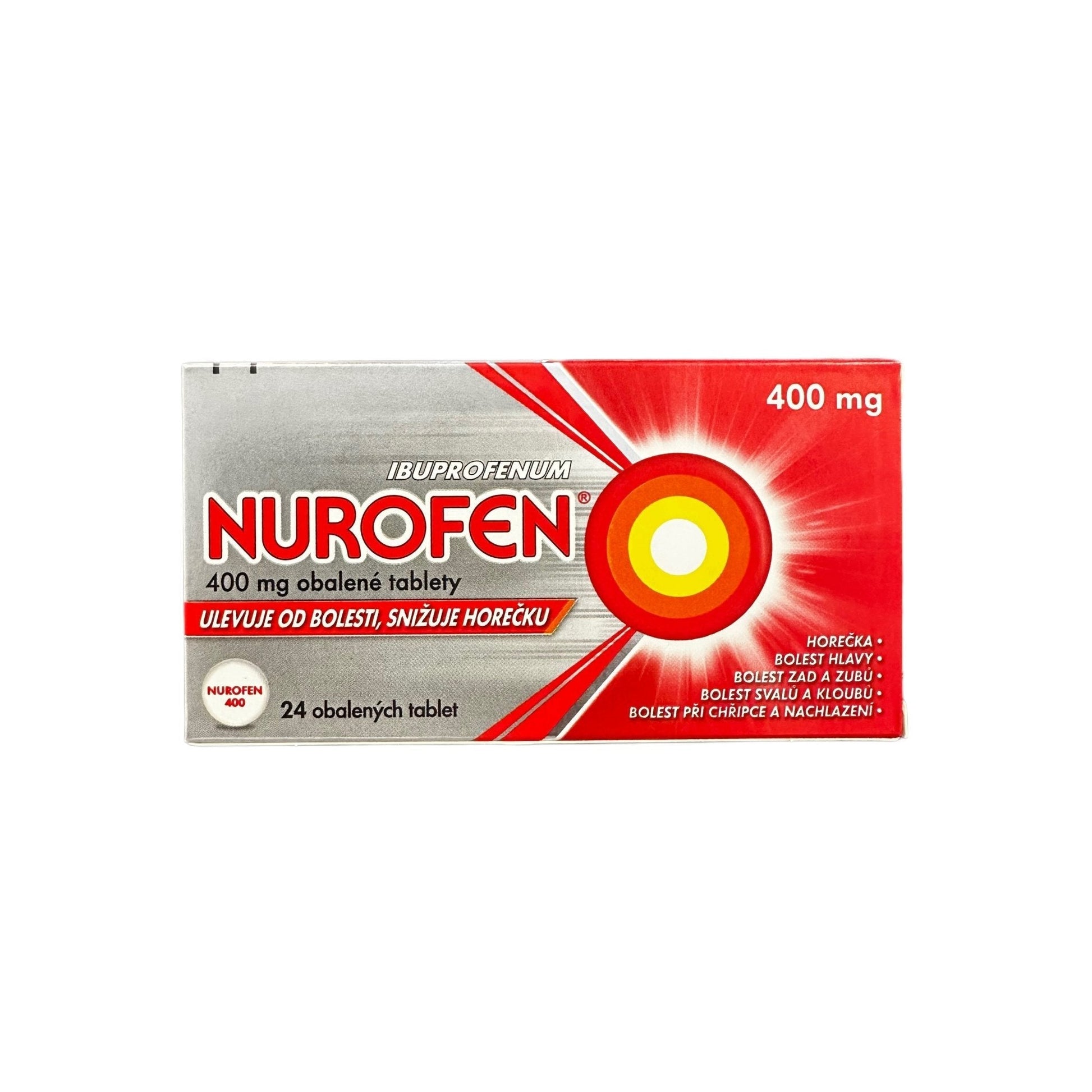 Nurofen Forte, 400 mg, 24 drajeuri, Reckitt Benkiser-