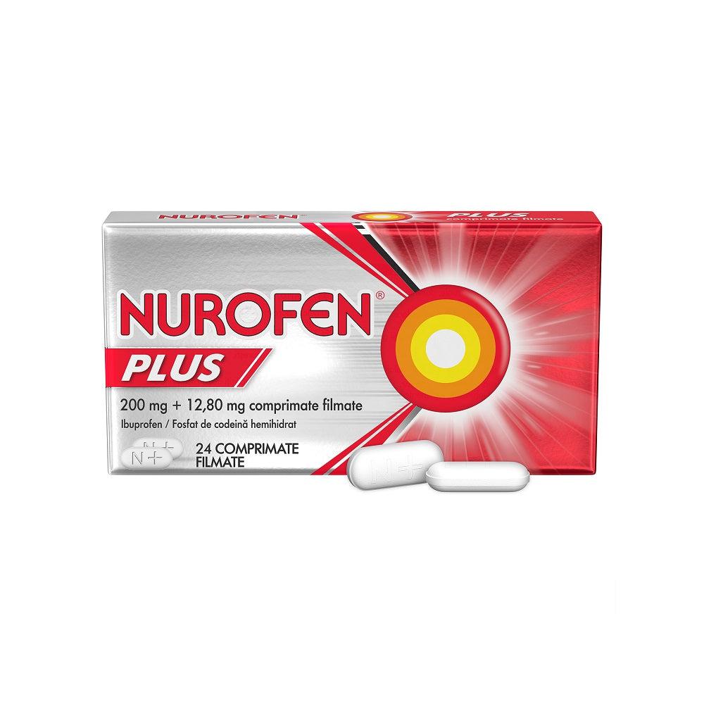 Nurofen Plus, 24 comprimate filmate, Reckitt Benckiser Healthcare-